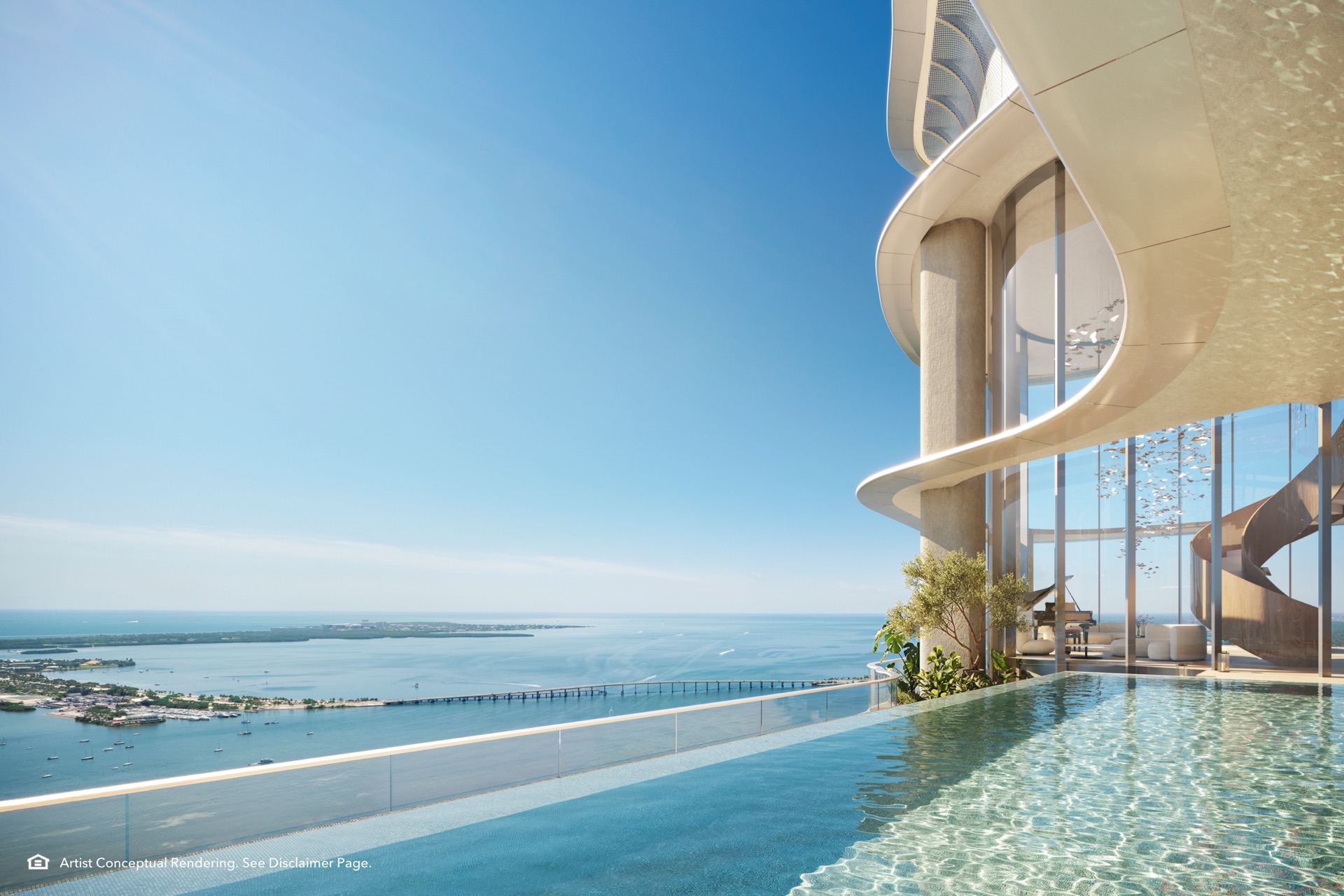 Penthouse private pool.